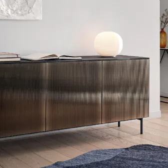 Madia Universal Centorighe in specchio bronzo di Calligaris